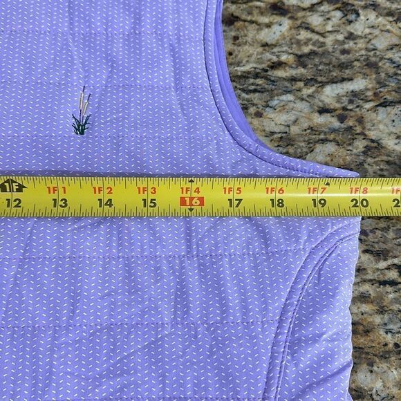 ❤️Last Chance Footjoy Purple Printed Insulated Full Zip Golf Vest Size M - Picture 5 of 7